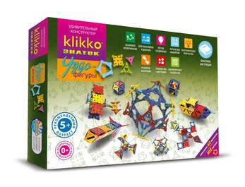 Удивительный конструктор ЗНАТОК-Klikko Чудо ФИГУРЫ43в1 (102 детали)
