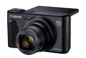Цифровой фотоаппарат CANON PowerShot SX740HS,  черный