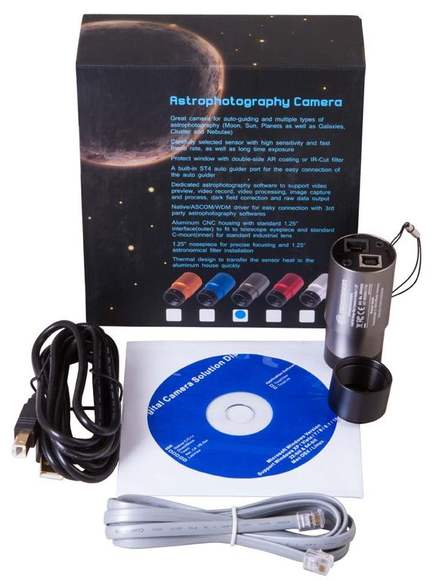 Камера цифровая Bresser Full HD с автогидом, 1,25" (для телескопа)
