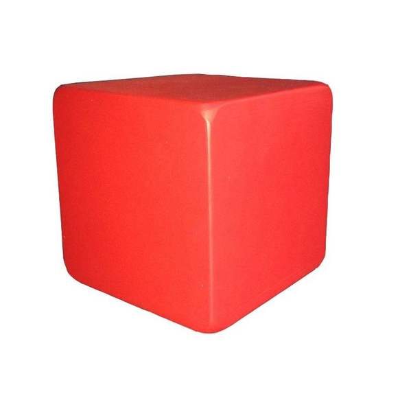 Куб деревянный детский, 25 см цветной