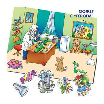 Игра Расскажи мне, расскажи (Режиссёрские игры, игры с картинками), от 4-х лет