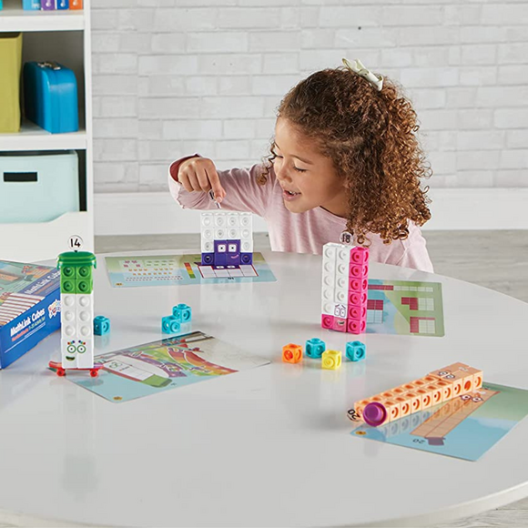 "Соединяющиеся кубики Numberblocks, с карточками. От 11 до 20"