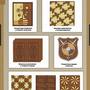 Комплект таблиц "Декоративно-прикладное творчество. Создание изделий из древесины и металлов", 6 таб