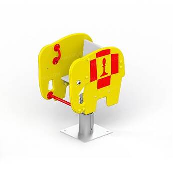 004129 - Качалка на пружине «Слоненок»