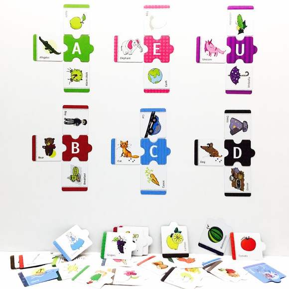 Набор магнитных карточек "Английский алфавит" (базовый комплект) (Арт. 2037)