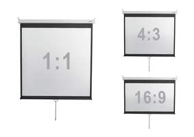 Экран настенный Digis DSOD-1104 (Optimal-D, формат 1:1, 100", 186x189, рабочая поверхность 180x180, 