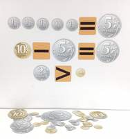 Набор магнитных карточек "Монеты"