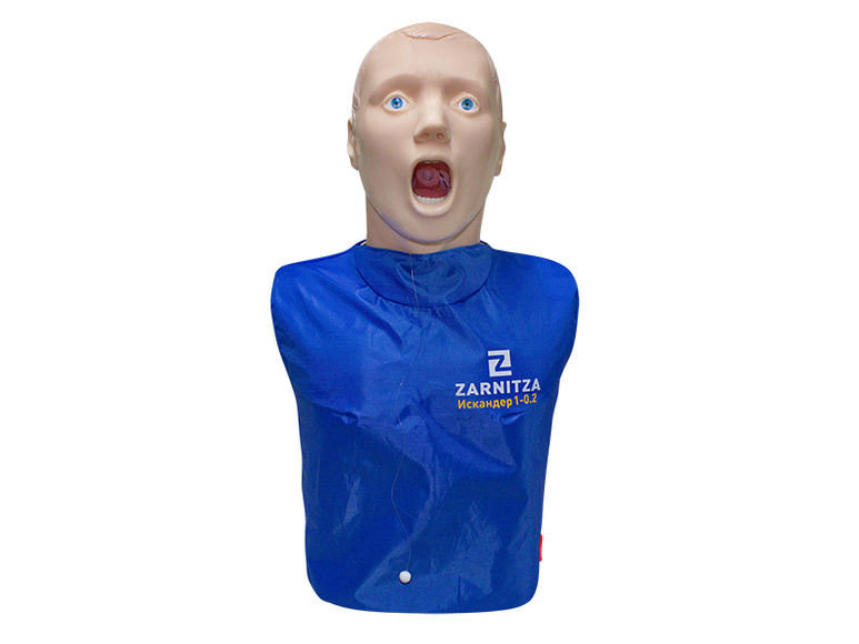 Тренажер-манекен пострадавшего "Алексей-01" для отработки приемов восстановления проходимости дыхате