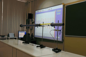 Лабораторная установка "Определение скорости звука в воздухе и отношения Cp/Cv методом акустического