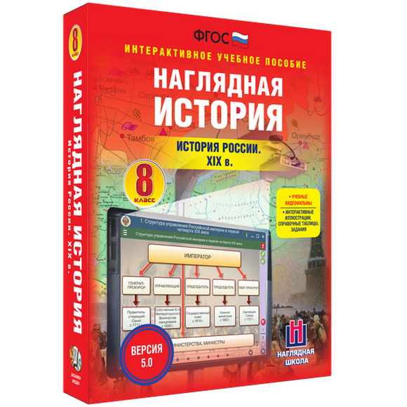 Наглядная история. История России XIX века. 8 класс