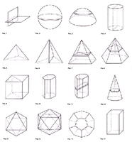Набор прозрачных геометрических тел с сечением (разборный большой)