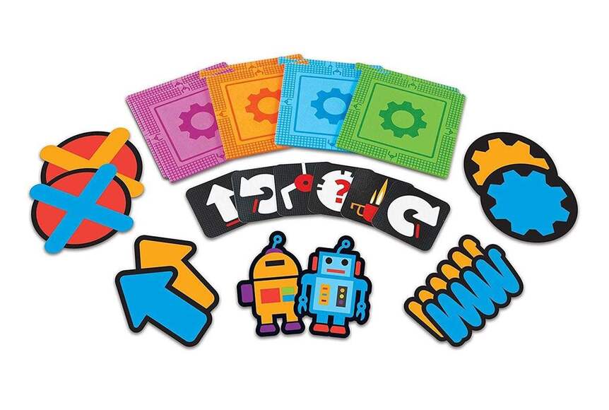 LER2835 Развивающая игрушка "Найди код"  (напольная, 50 элементов)