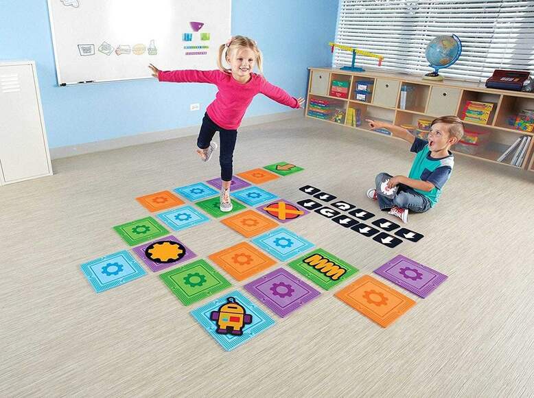LER2835 Развивающая игрушка "Найди код"  (напольная, 50 элементов)