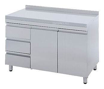 Стол СТ-С-1-1500.600-02-Р-3Л (СТ-3/1500/600 с ящиками) / Атеси