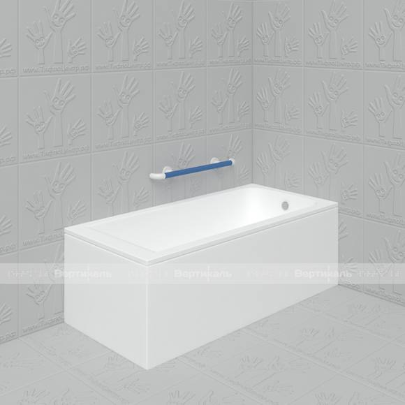 Поручень для туалета и ванной комнаты, настенный, опорный, прямой, с кронштейнами, М5, AL/PVC, kit к