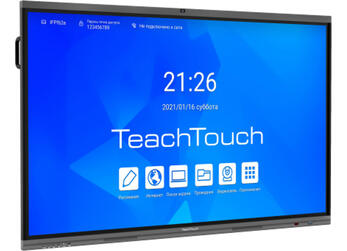 Дисплей интерактивный TeachTouch 5.5LE-R 86", камера-микрофоны, UHD, 8/128 Гб, WiFi, Android 14, сло