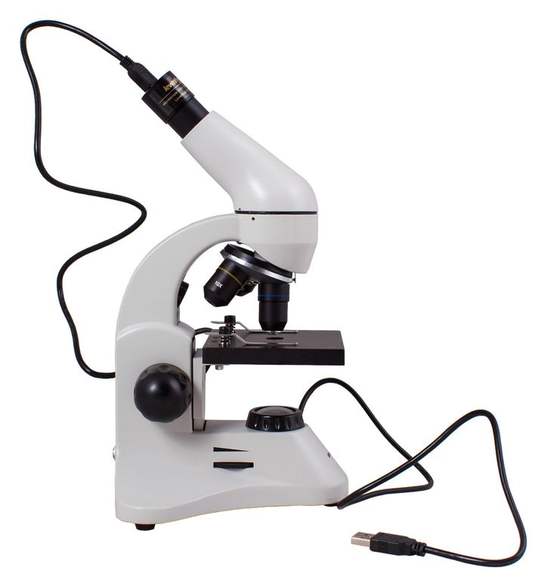 Микроскоп Levenhuk Rainbow D50L PLUS, 2 Мпикс, Moonstone\Лунный камень, 64–1280 крат