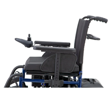 Кресло-коляска электрическая F35R2 c гелевым аккумулятором MNB MNC 40-12 (синий, 43 см)