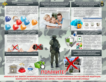 Стенд "Компьютерная безопасность" (0,98х0,76 м, Эконом)