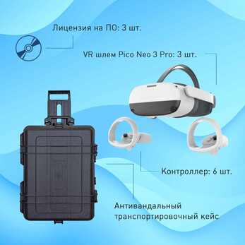 Мобильный класс виртуальной реальности EDUBLOCK PICO 3 (VR-3)
