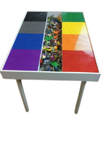 Стол для Лего с нишей на регулируемых опорах