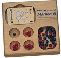 Математическая игра "Магико 4" с набором раздаточных карточек. (Серия "От 1 до 20") с рекомендациями