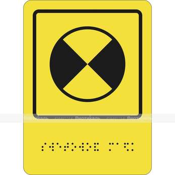 СП-20 Пиктограмма с дублированием информации по системе Брайля.Световой маяк. 160 x 200мм