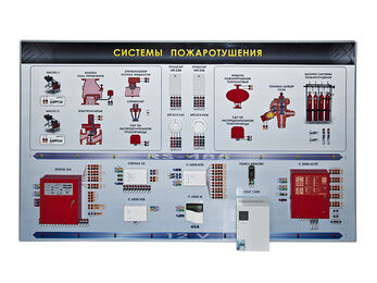 Интерактивный демонстрационно-тренажерный стенд "Системы автоматического  пожаротушения"