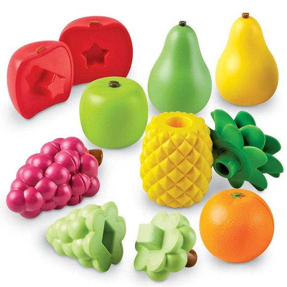 LER6715 Развивающая игрушка "Собери фрукты"  (серия Snap-N-Learn, 16 элементов)