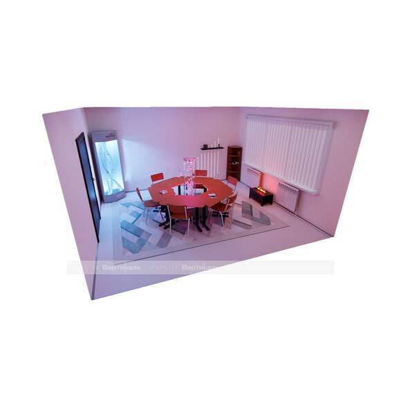 Электроочаг 3D с эффектом живого пламени (350х743х366мм)