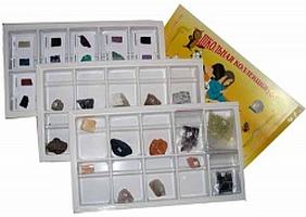 Раздаточные образцы полезных ископаемых (40 видов)