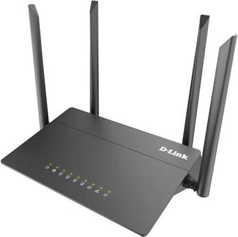 Беспроводной роутер D-LINK DIR-822,  черный [dir-822/ru/r1]