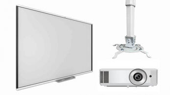 Комплект: интерактивная доска SMART SBM777V с короткофокусным проектором EXD102STW и креплением DSM-
