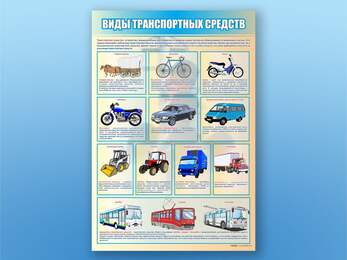Стенд "Виды транспортных средств"