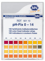 pH индикатор – тест-полоски, диапазон измерения pH 0 - 14 / 1003794 / W11723
