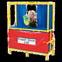 Игровой набор - Кукольный театр/PUPPET STAGE W/ CUBBIES IN BACK - FRAME