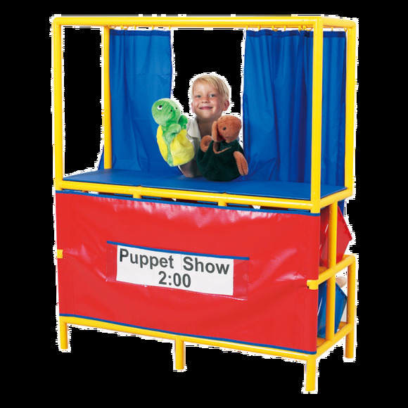 Игровой набор - Кукольный театр/PUPPET STAGE W/ CUBBIES IN BACK - FRAME
