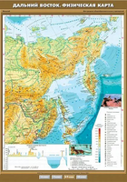 Учебн. карта "Дальний Восток. Физическая карта" 100х140