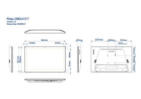 Интерактивная ЖК-панель Philips 24" 24BDL4151T/00 (24", FullHD, 250кд/м2)