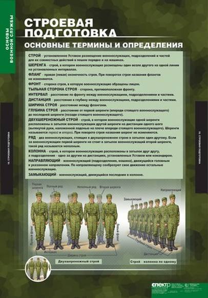Таблицы Основы воинской службы 10 шт