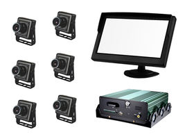 Аппаратно-программный комплекс аудио- и видеорегистрации "Взгляд-02" (6 видеокамер, ЖК-монитор 5", ж