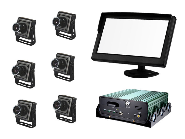 Аппаратно-программный комплекс аудио- и видеорегистрации "Взгляд-02" (6 видеокамер, ЖК-монитор 5", ж