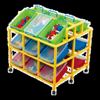 Система хранения  с наклоном х18/ 18 MOBILE STORAGE TILTED BINS