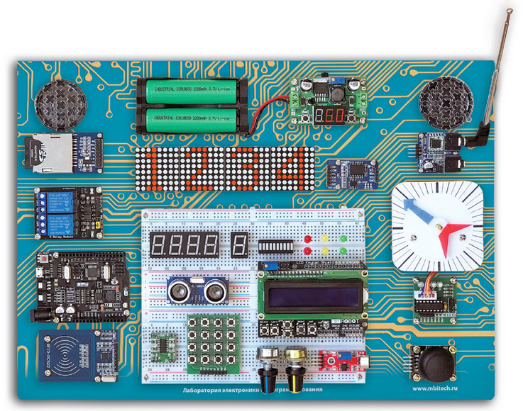 Лаборатория электроники и программирования (77 проектов для Arduino)
