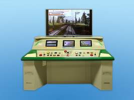 Игровой симулятор "Пульт машиниста поезда" (Станция "Железная дорога")